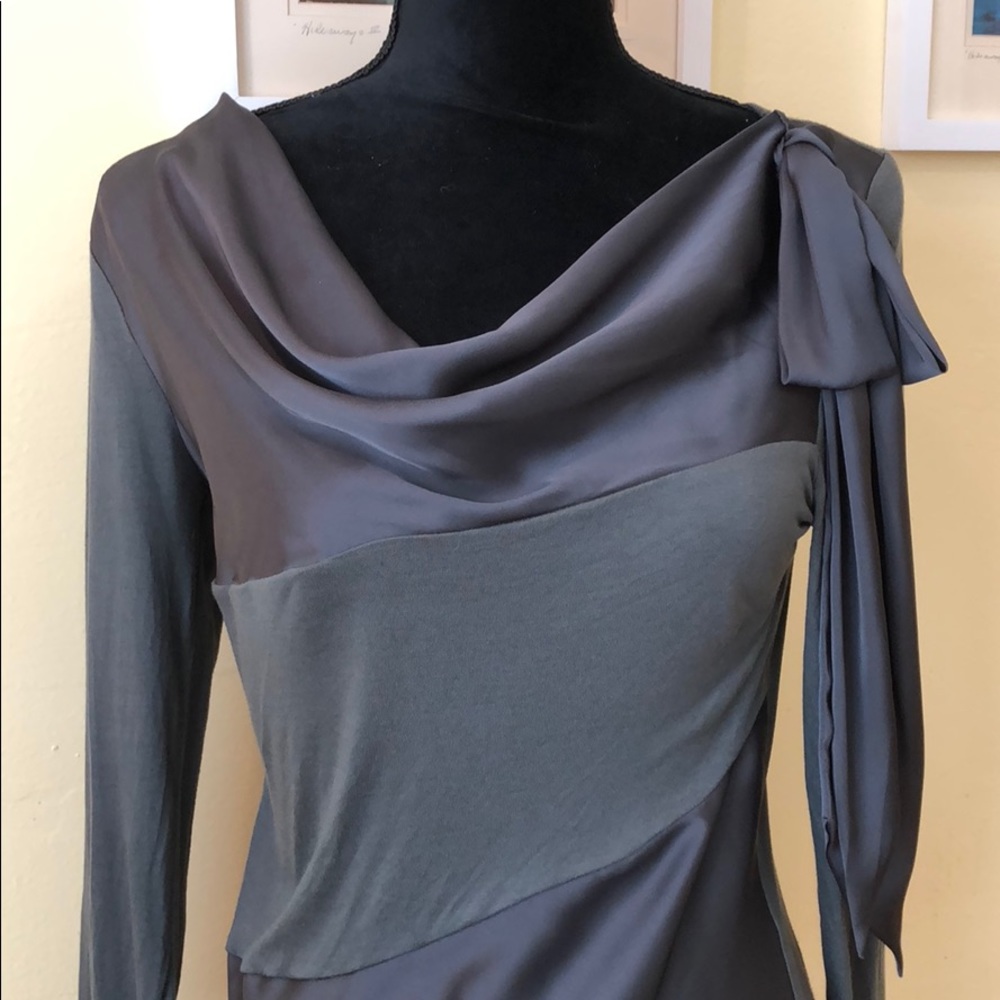 Beautiful Ann Taylor Grey Blouse